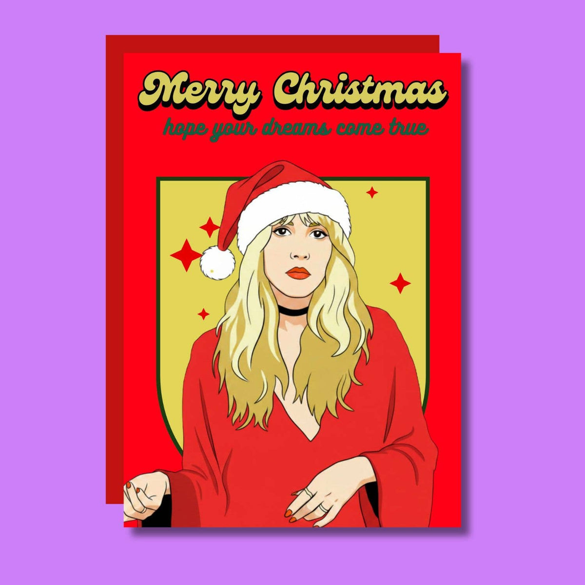 Merry Christmas Hope Your Dreams Come True A6 Card