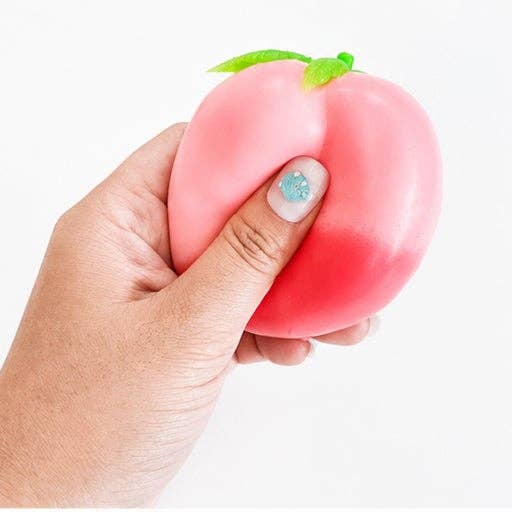 Peach Crunch Squishy - Soft & Stretchy ASMR Fidget Toy