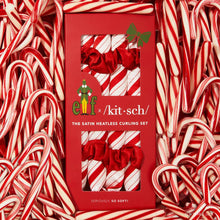 Load image into Gallery viewer, Elf x kitsch Satin Heatless Set- Candy Cane
