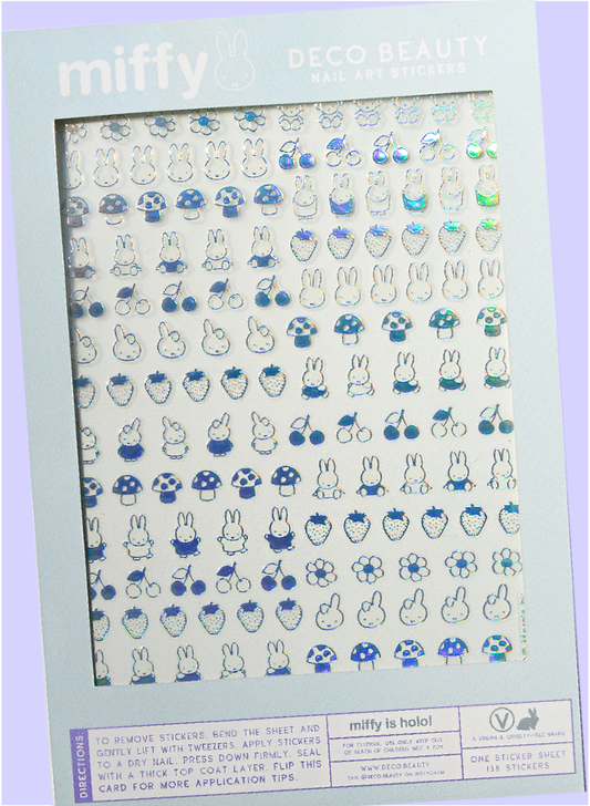 Nail Art Stickers - MIFFY IS HOLO!