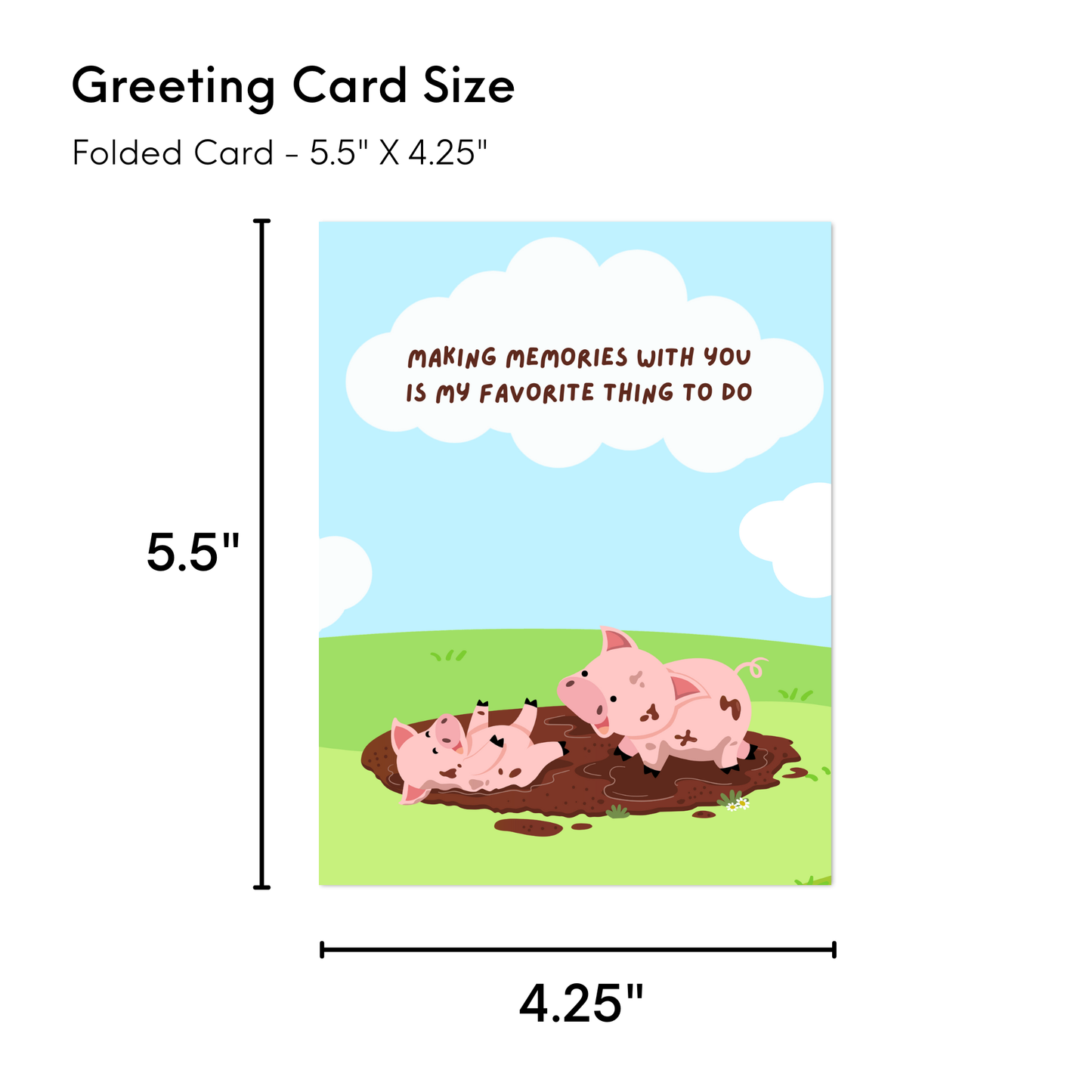 Cute Anniversary Friendship Card (My favorite thing to do)