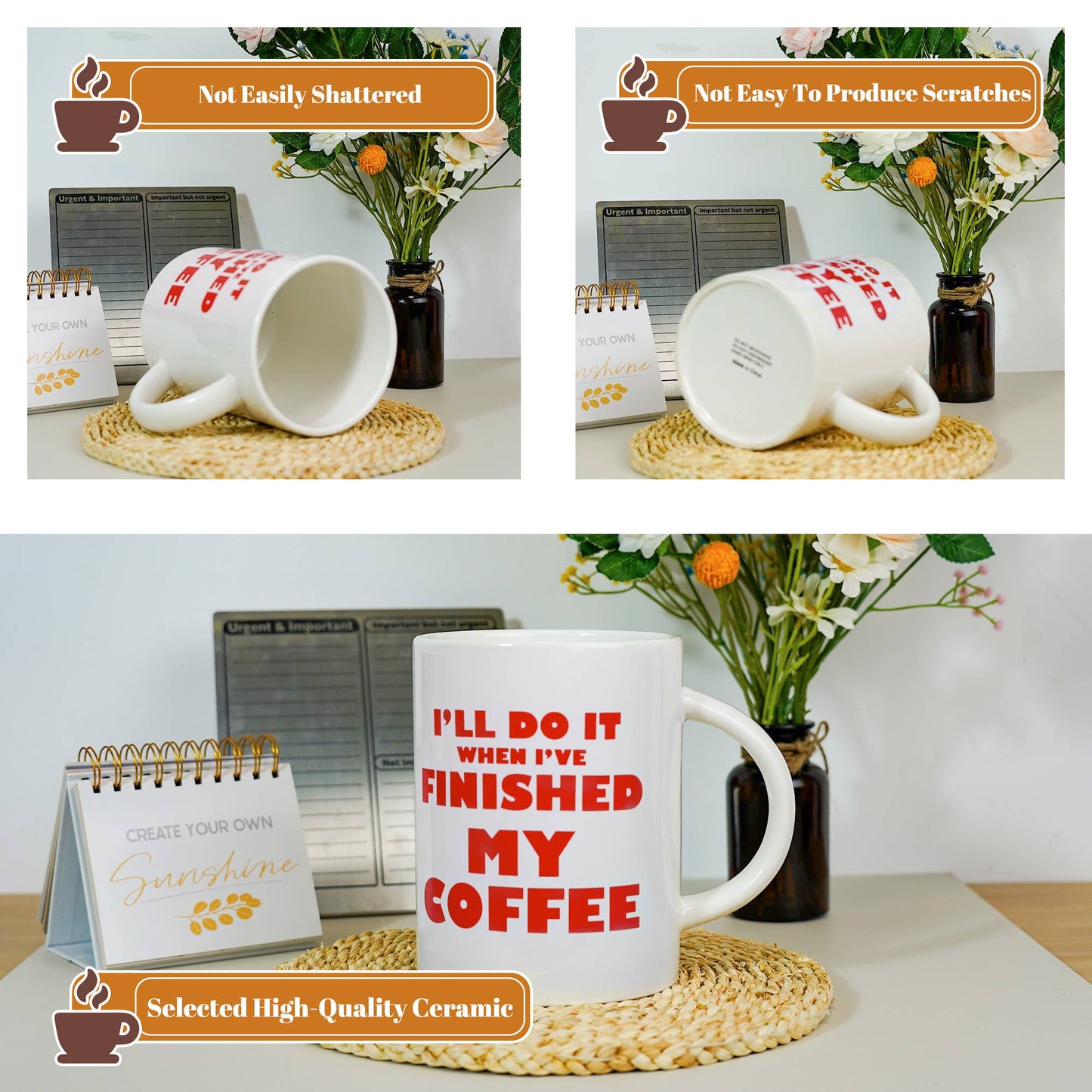 YOBRO 67Oz Extra Large Coffee Mug, Giantic Ceramic Mugs