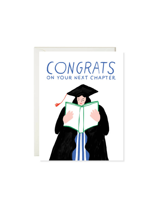 Next Chapter Grad - Congratulations Graduation Card