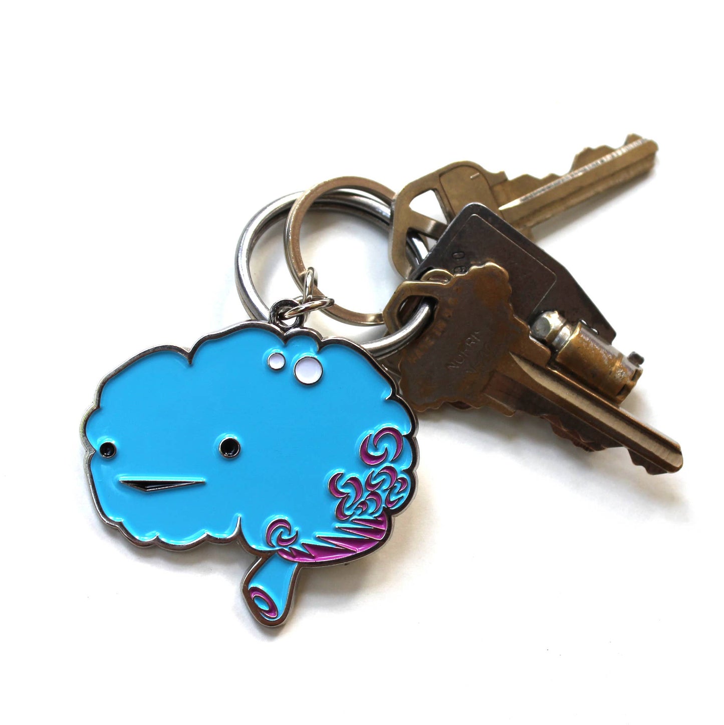 Brain Keychain - All You Need is Lobe