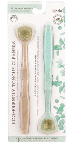 Lindo Eco-Friendly Tongue Cleaner - Front & Company: Gift Store