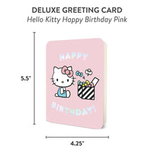 Load image into Gallery viewer, Hello Kitty Pink Happy Birthday Deluxe Greeting Card
