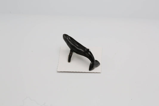 Song Humpback Whale Porcelain Miniature