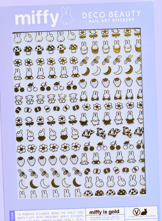 Nail Art Stickers - MIFFY IS GOLD