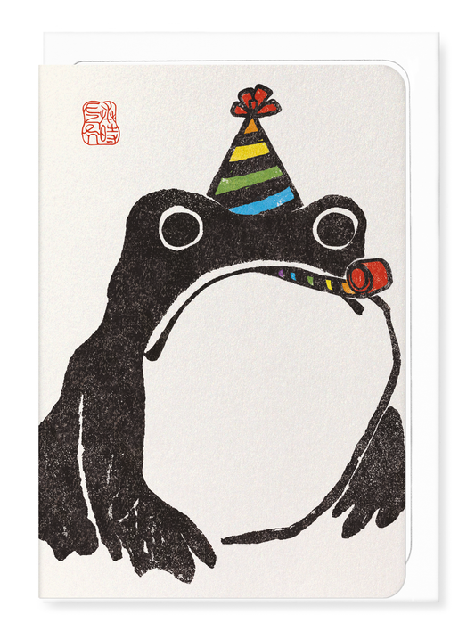 PARTY FROG: Japanese Greeting Card