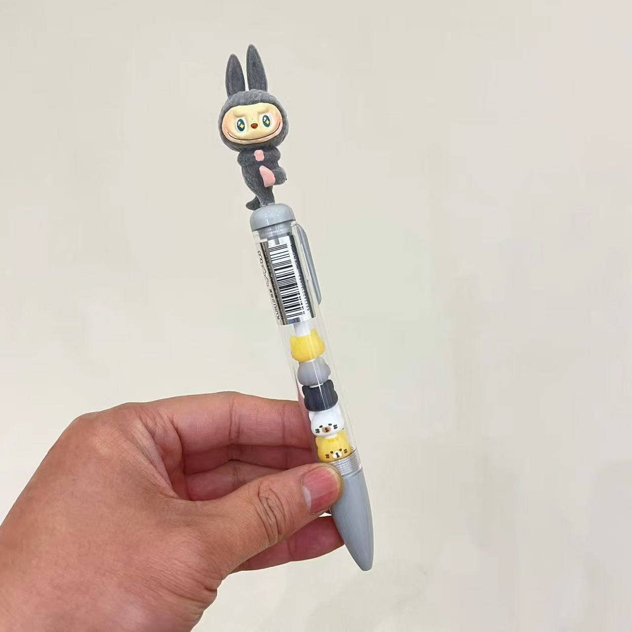 Yoga Labubu deco gel pen creative cute labubu pen gift