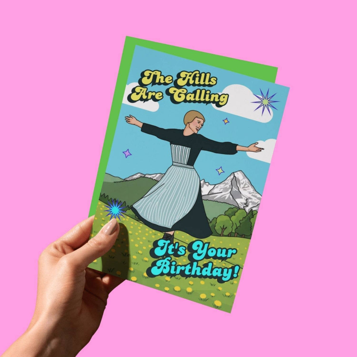 The Hills Are Calling Happy Birthday Funny Card