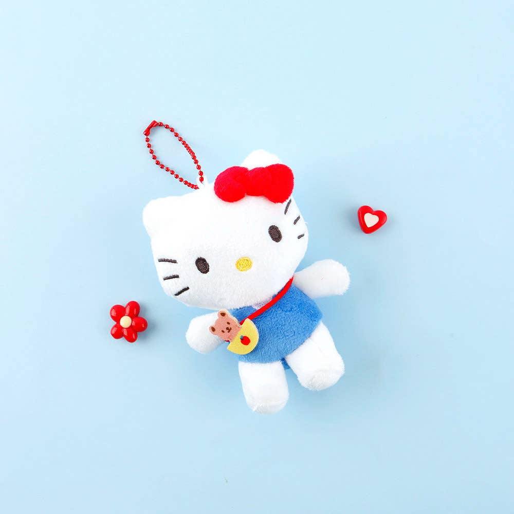 Sanrio Mini Plush Keychain - Shoulder Bag Edition (8cm)