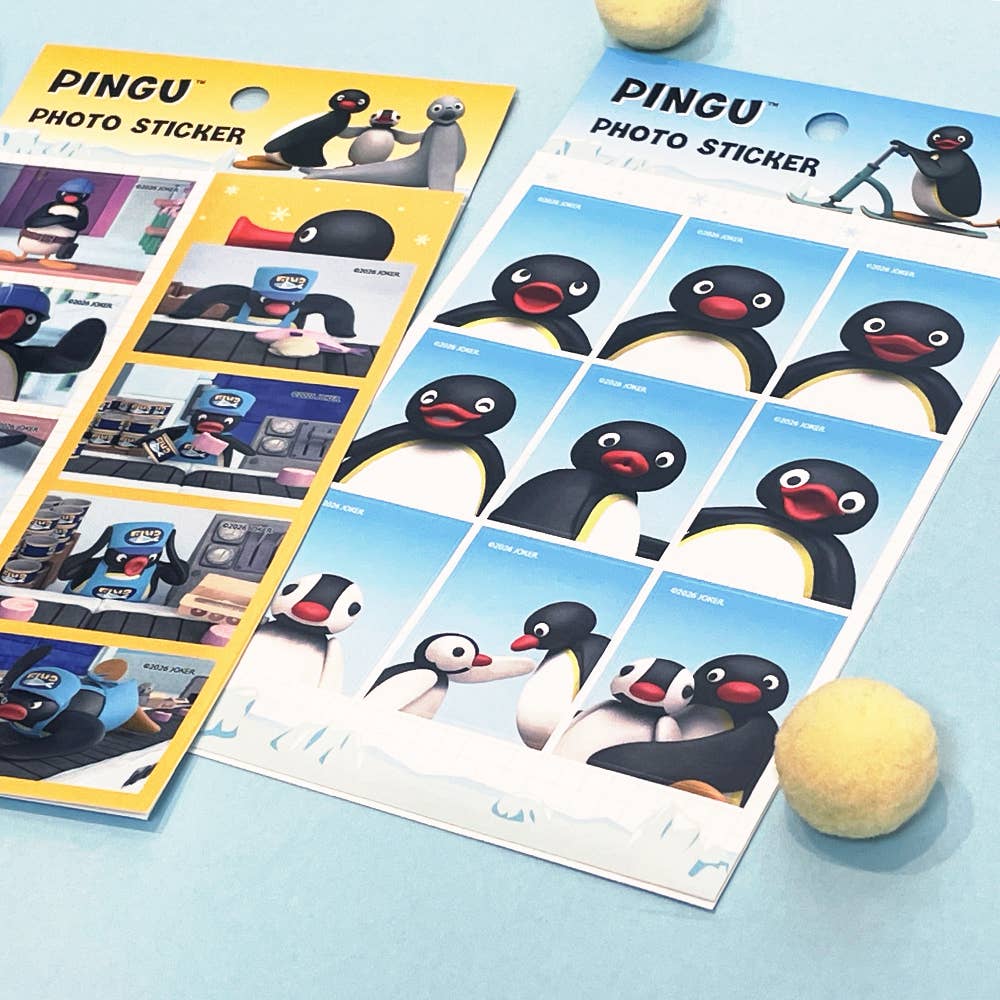 Pingu Photo Sticker Sheet - Mini Photo Deco Multi Sticker