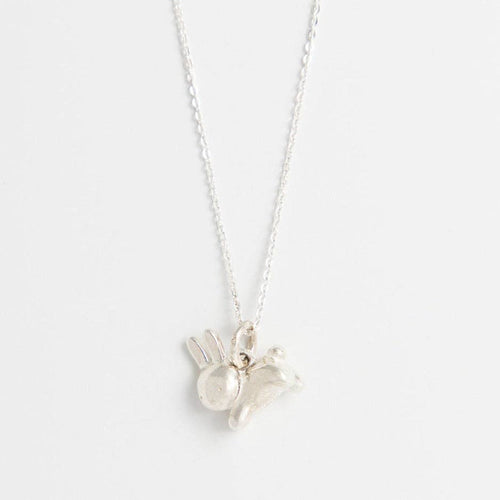 Miffy Leaping Rabbit Necklace (Sterling Silver) - Front & Company: Gift Store