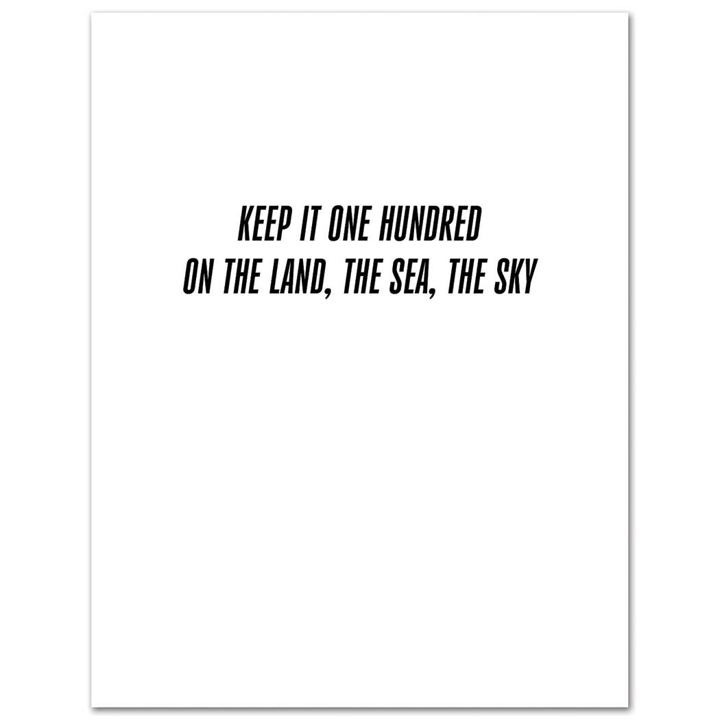 Pop Star Nautical Birthday Card
