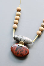 Load image into Gallery viewer, JLT324 jasper Artdeco necklace
