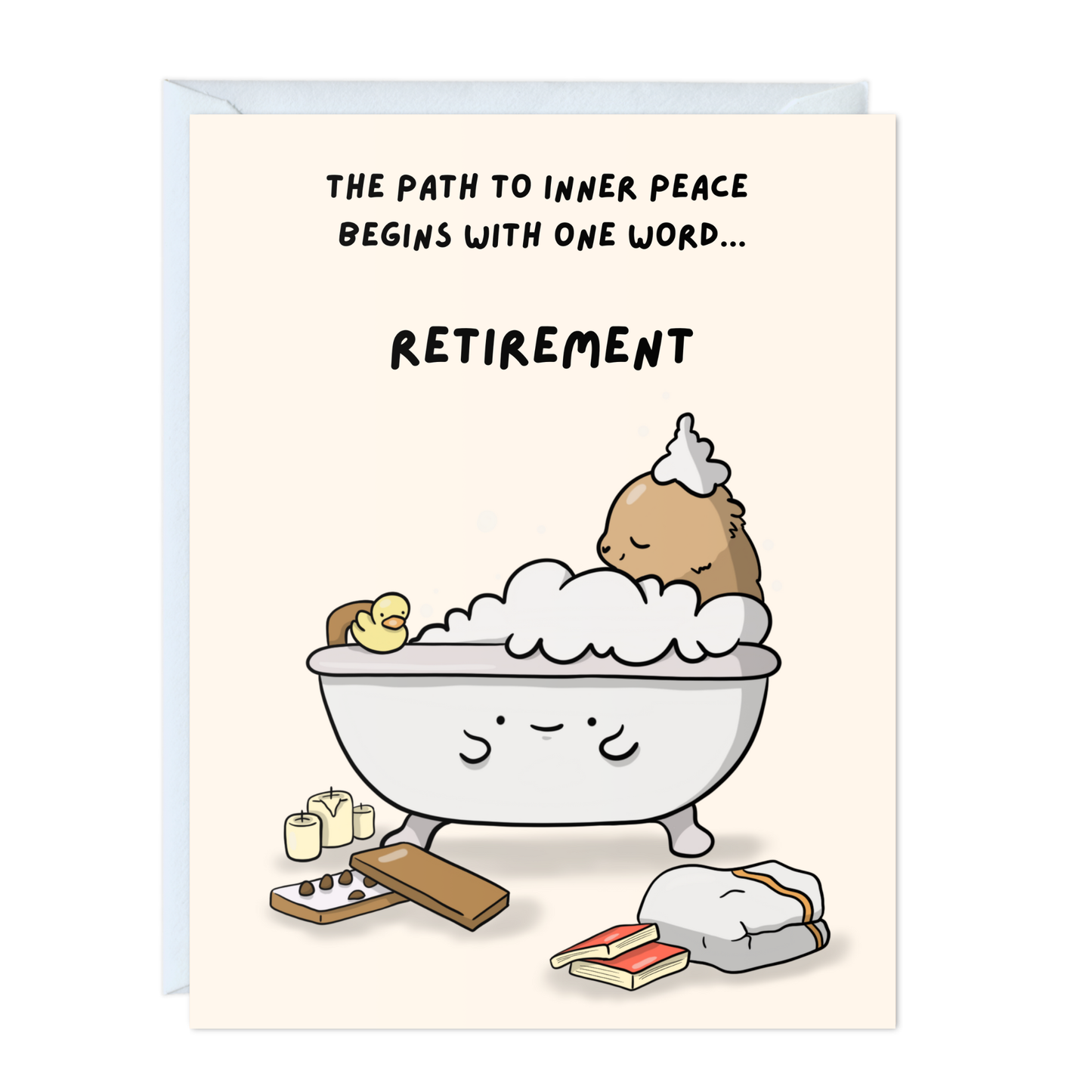 Retirement Sarcastic Greeting Card (One Word... Retirement)