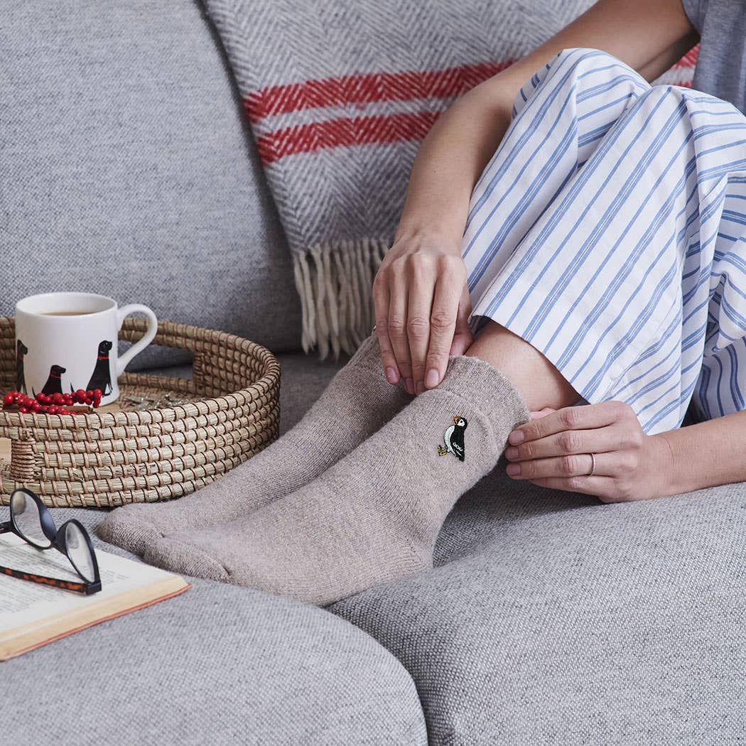 Puffin Coastal Wool Socks
