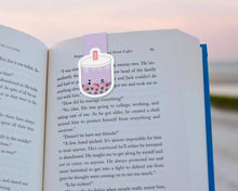 Load image into Gallery viewer, Taro Milk Boba Magnetic Bookmark

