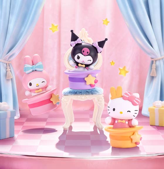 Sanrio Springy Magic Hat Series Blind Box Figure