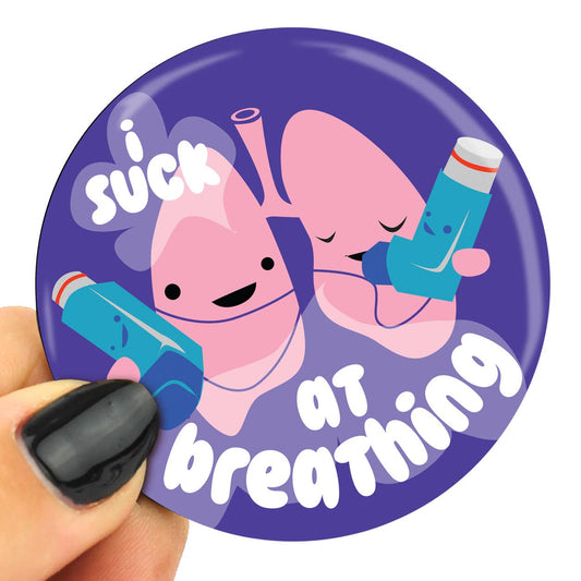 I Suck at Breathing Magnet 5-Pack