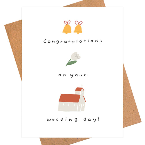 Cute Wedding Card, Congratulations Card - Front & Company: Gift Store