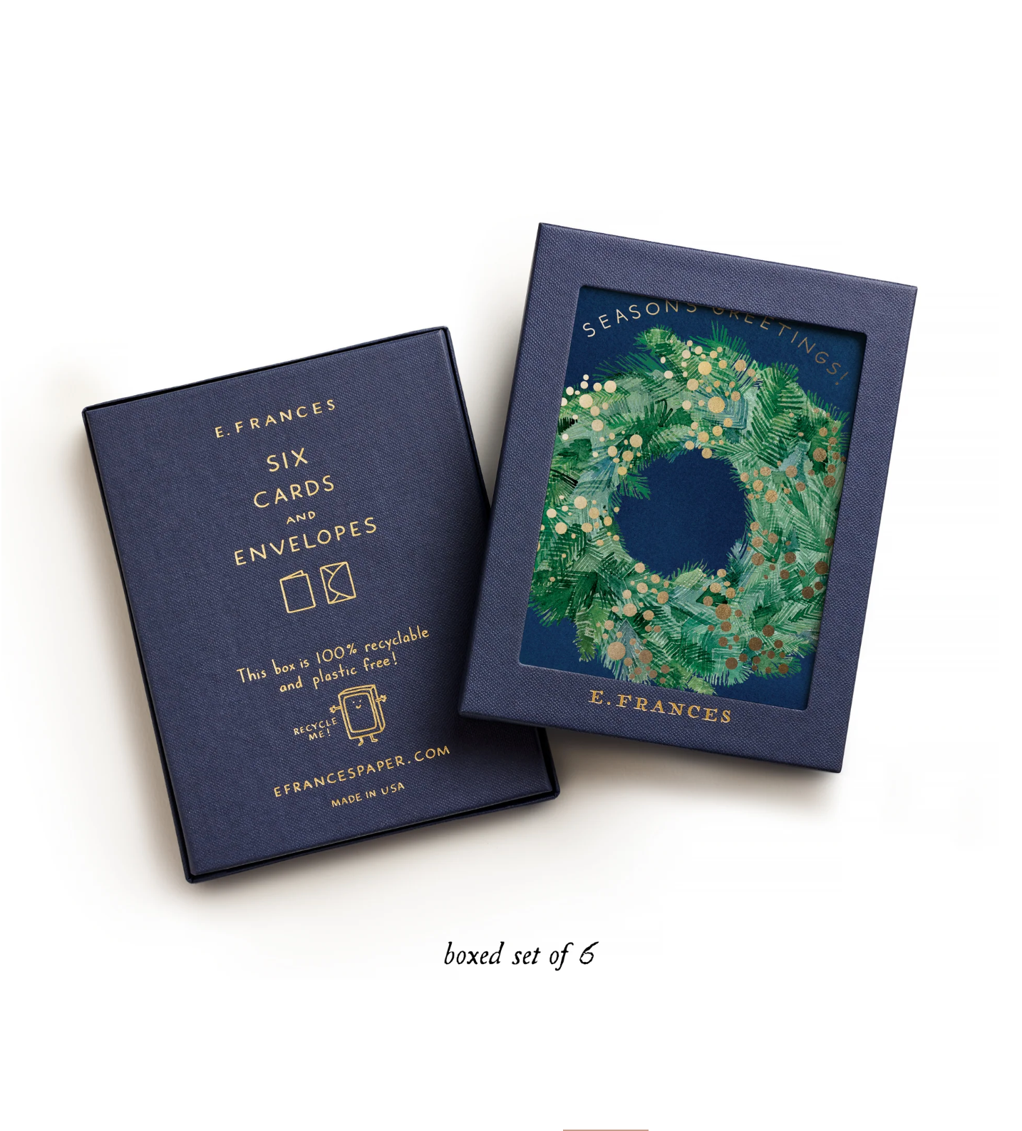 Season's Greens | Wreath Christmas Cards