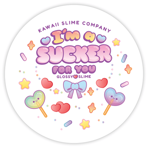 I'm A Sucker For You Glossy Slime - Front & Company: Gift Store