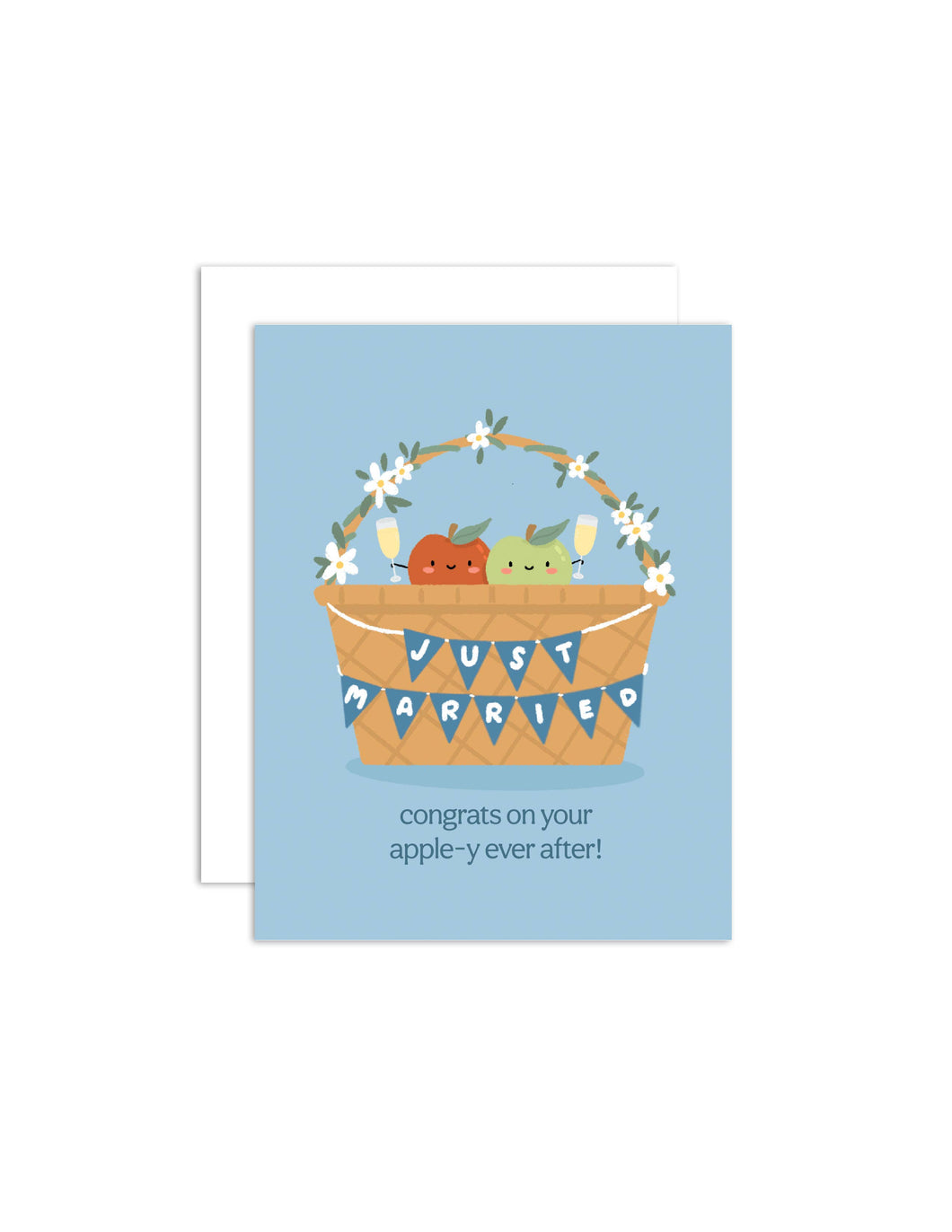 Apple-y Ever After - Wedding/Engagement Greeting Card
