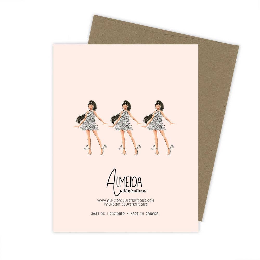 Dancing Queen Birthday Card for Fashion Girl