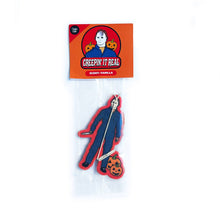 Load image into Gallery viewer, Michael Myers Creepin&#39; It Real Halloween Air Freshener
