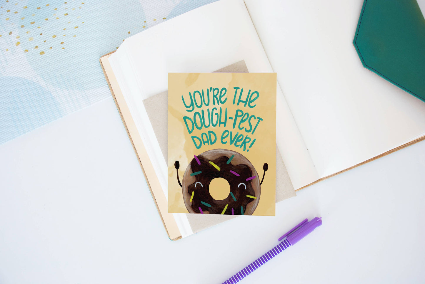 You're the Dough-pest Dad Ever! Greeting Card