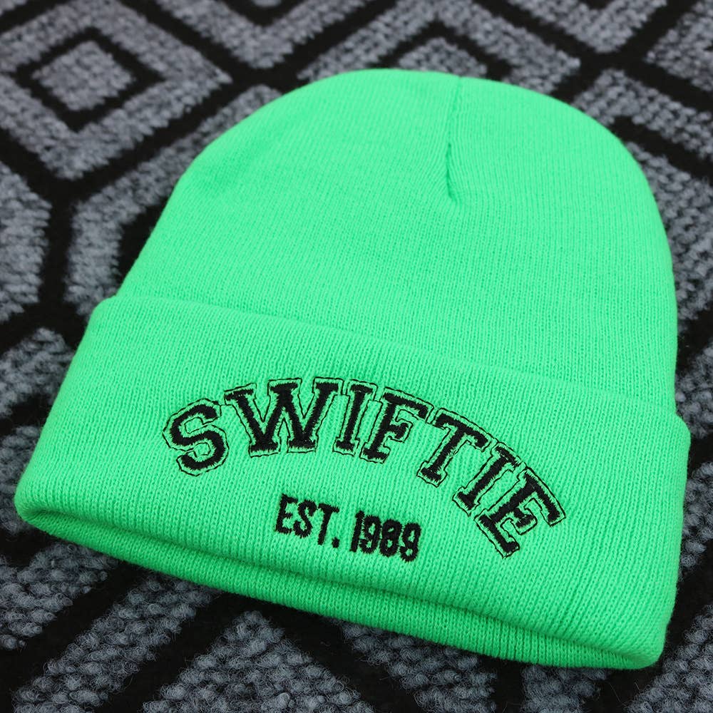 Swiftie Embroidered knitted beanie Taylor Swift knitted hat