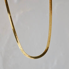 Load image into Gallery viewer, HERRINGBONE CHAIN NECKLACE
