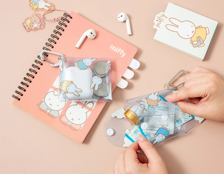 Miffy Clear Multi Case Pouch Key Ring Clear