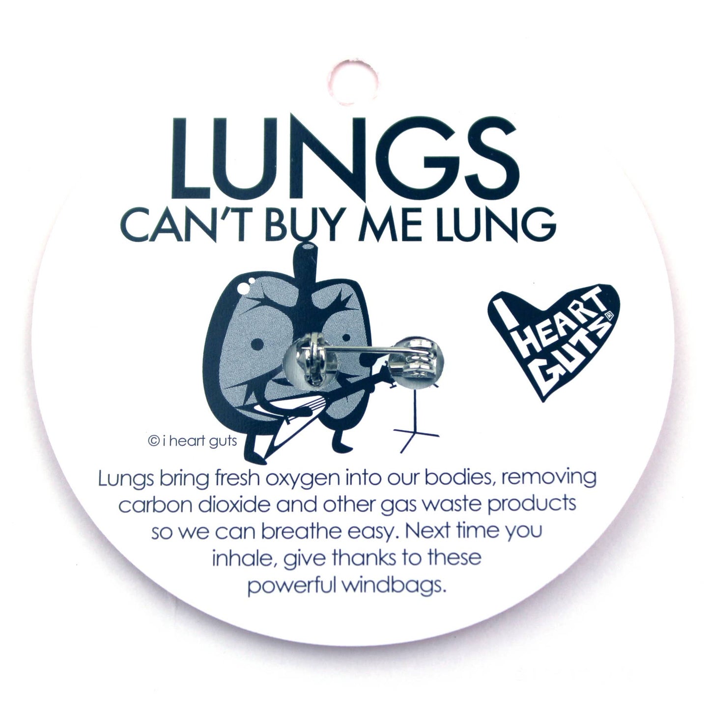 Lungs Lapel Pin - I Lung You