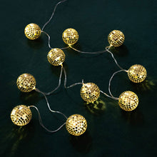 Load image into Gallery viewer, Gold Disco Ball String Lights | Table Decoration |
