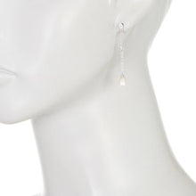 Load image into Gallery viewer, Pearl Drop Earrings silver
