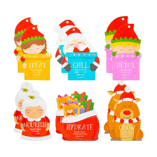 Santa'S Squad Asst Face Mask
