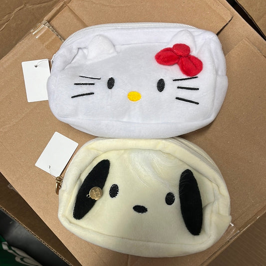 Sanrio Plush Pencil Case Assorted