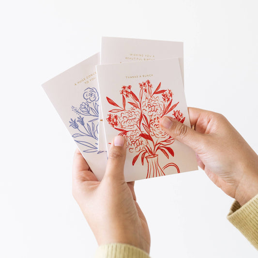 Thanks Bunch Bouquet Card