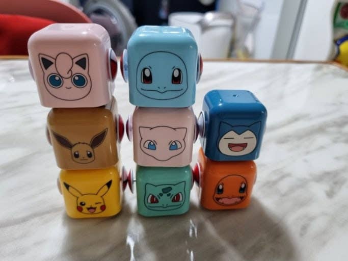 Pokemon Cube Pull-back Car Random Blind Capsule Toy