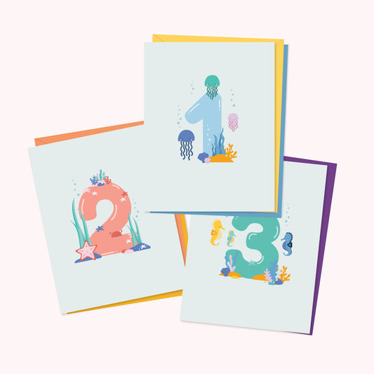 Three Years Old | Greeting Card