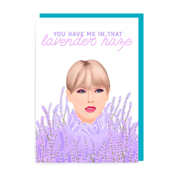 Taylor Swift Lavender Haze Love Card
