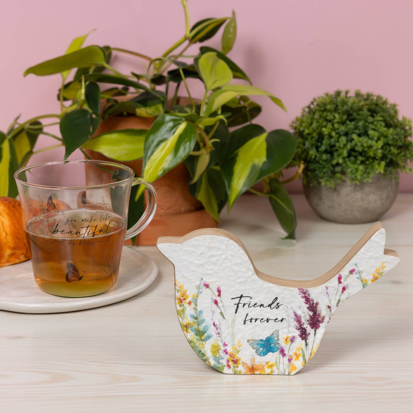 Friends - 4" MDF Bird Plaque
