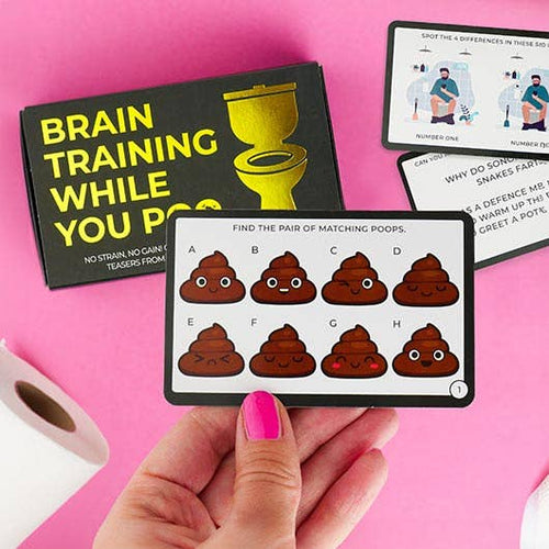 Brain Training While You Poo - Front & Company: Gift Store