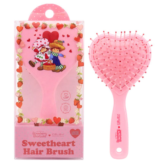 CELAVI STRAWBERRY SHORTCAKE VDAY 1PC HAIR BRUSH, SS 45957