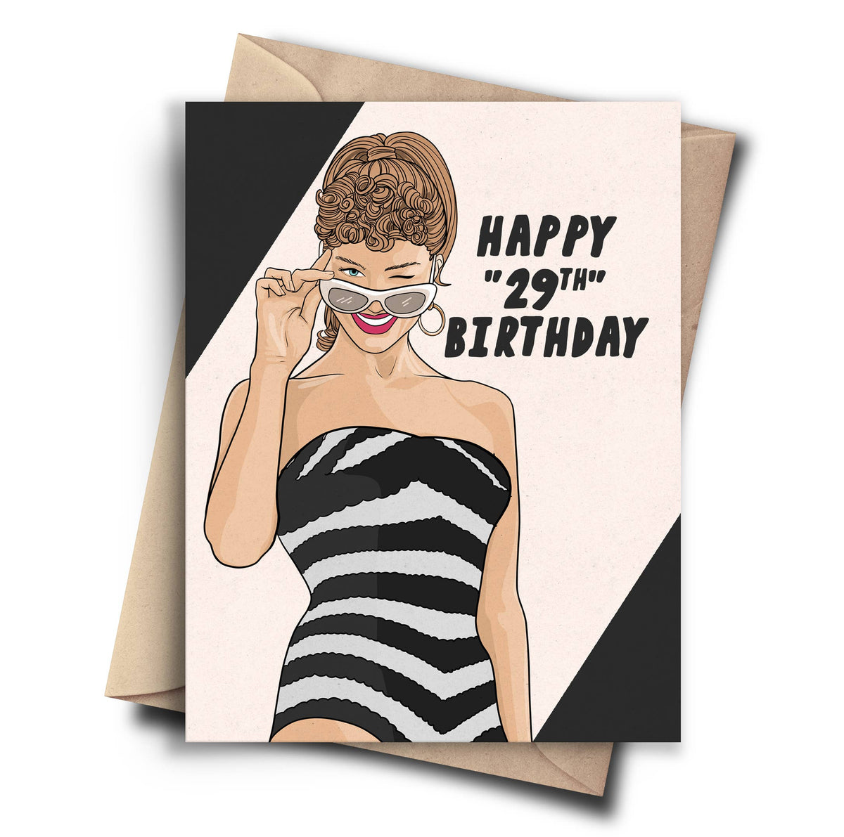 Funny "29th" Birthday Card - Funny Pop Culture Card