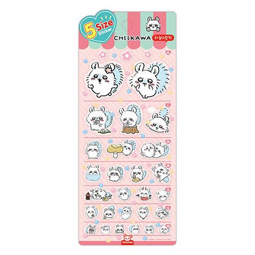 Chiikawa & Friends 5 Sizes Jelly Coating Deco Stickers