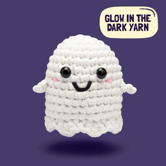 Snooky the Ghost Beginner Kit with custom crochet hook